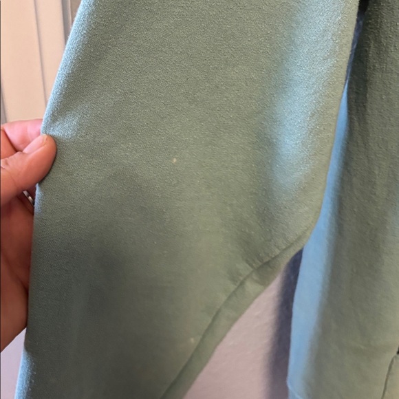 Jerzees Sage Green Myrtle Beach Hoodie Women’s Size: Medium has stains - Picture 4 of 7